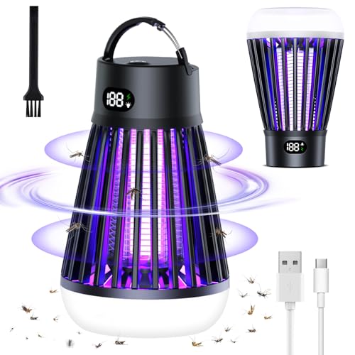 Adiwo Mückenvernichter Lampe, Insektenvernichter Elektrisch, 2 in 1 Mückenlampe, Moskitoschutz Elektrisch Mückenabwehr Keine giftigen Chemikalien, für Innen und Außen, Wiederaufladbar Wasserdicht Adiwo Mückenvernichter Lampe, Insektenvernichter Elektrisch, 2 in 1 Mückenlampe, Moskitoschutz Elektrisch Mückenabwehr Keine giftigen Chemikalien, für Innen und Außen, Wiederaufladbar Wasserdicht von Adiwo