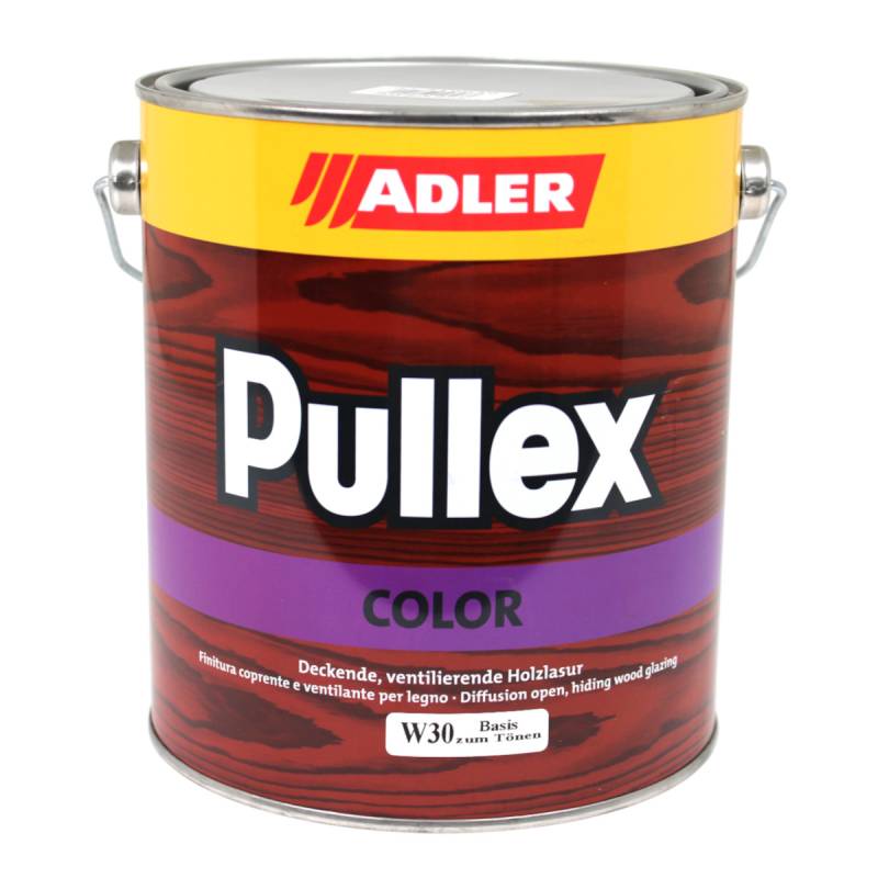 2,5 Liter Adler Pullex Color Holzlasur Basis W30 deckend lösemittelbasiert von Adler