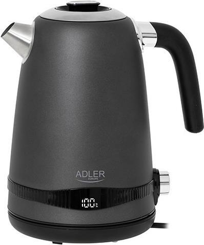 Adler AD 1295 Stahl-Wasserkocher 1,7 l Satin grau (AD 1295g) von Adler