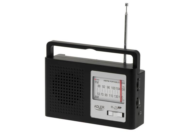 Adler AD 1909 Radio (Tragbares AM FM Radio mit Antenne) von Adler