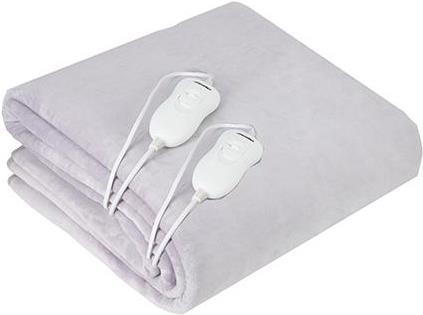 Adler AD 7426 Heizdecke Elektrischer Bettwärmer 60 W Grau Fleece - Polyester (AD 7426) von Adler
