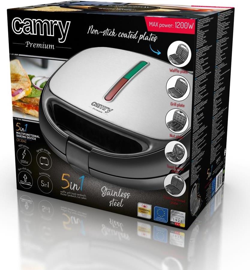 Adler Multifunktionaler 5in1-Toaster Camry CR 3042 Adler Multifunktionaler 5in1-Toaster Camry CR 3042 von Adler