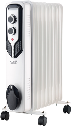 Adler Ölheizkörper AD 7816 2000 W, Anzahl Leistungsstufen 3, Baltas (ADLER7816) von Adler