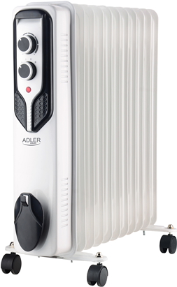 Adler Ölheizkörper AD 7817 2500 W, Anzahl Leistungsstufen 3, Baltas (AD 7817) von Adler