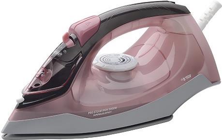 Mesko Home MS 5028 Bügeleisen Trocken- & Dampfbügeleisen Keramik-Bügelsohle 2600 W Grau, Pink, Weiß (MS 5028) von Adler