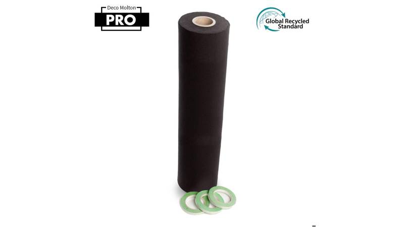 Admiral Deko Molton Pro 60m x 120cm schwarz von Admiral