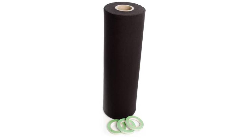 Admiral Deko Molton Rolle 60m x 40cm schwarz inkl. Klebeband von Admiral