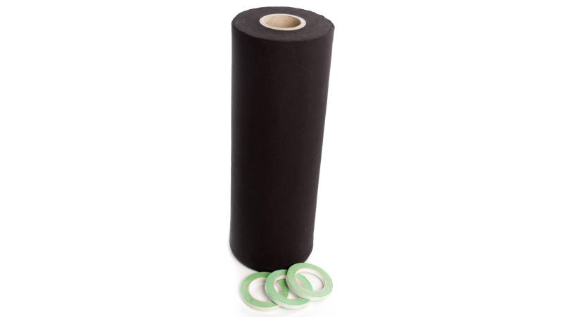 Admiral Deko Molton Rolle 60m x 60cm schwarz inkl. Klebeband von Admiral
