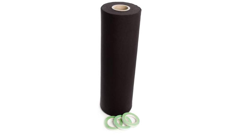 Admiral Deko Molton Rolle 60m x 73cm schwarz inkl. Klebeband von Admiral