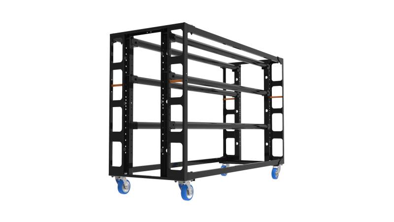 Admiral Meatrack H203 Transportwagen mit Aufhängrohren für Lichttechnik Höhe 203cm Länge 160cm von Admiral