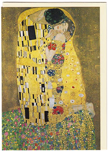 Kunstkarte Gustav Klimt: Der Kuss, 1907/1908 von Admos Media