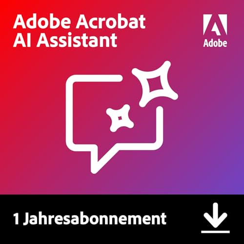 Adobe Acrobat KI-Assistant | PC/Mac/Web | Software-Download | PDF Software | Aktivierung Erforderlich Adobe Acrobat KI-Assistant | PC/Mac/Web | Software-Download | PDF Software | Aktivierung Erforderlich von Adobe