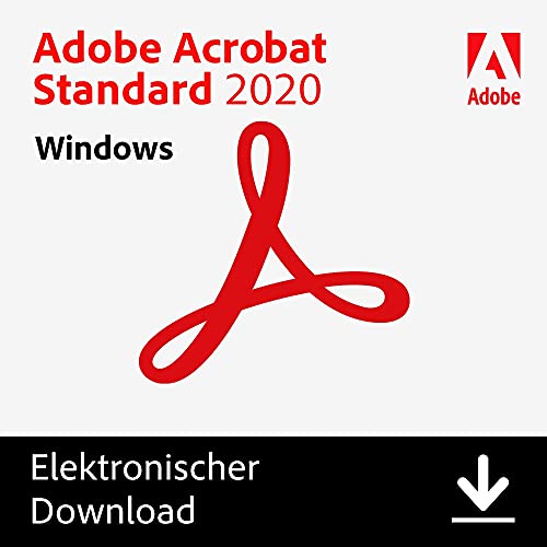 Adobe Acrobat | Standard | 1 Benutzer | PC | PC Aktivierungscode per Email von Adobe