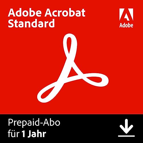 Adobe Acrobat Standard | 1 Jahr | PC/Mac | Download von Adobe