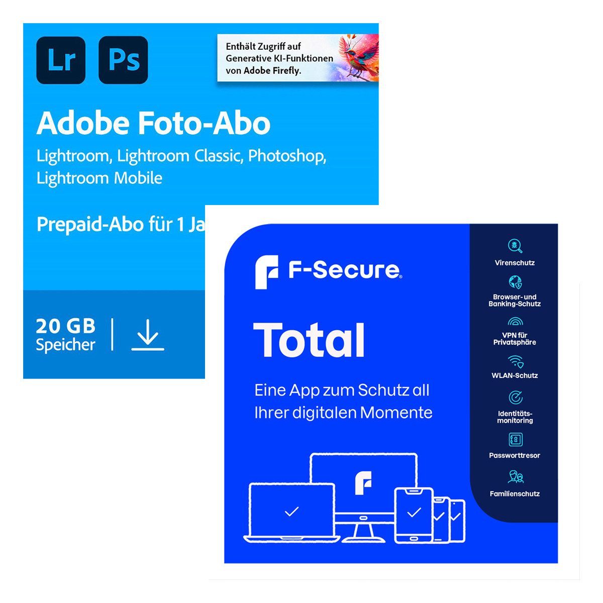 Adobe Creative Cloud Foto-Abo | 1 Jahr | 20GB | PC/Mac | inkl. F-Secure Total [1 Device - 12+3 Monate] von Adobe