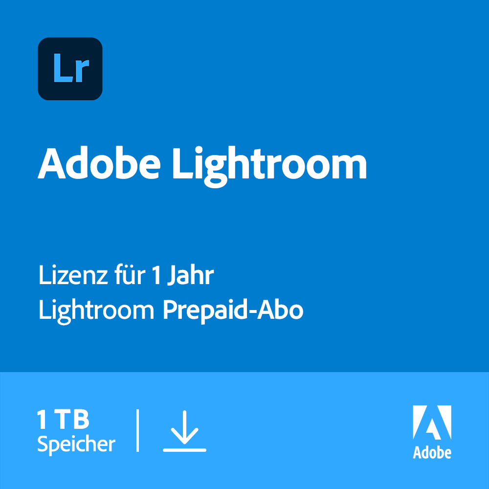 Adobe Lightroom | 1 Jahr | 1TB | PC/Mac von Adobe