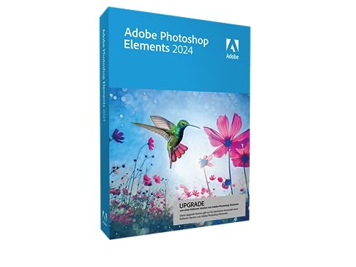 Adobe Photoshop Elements 2024|Upgrade |1 Gerät | PC/Mac | unbefristet | Box inkl. Aktivierungscode von Adobe
