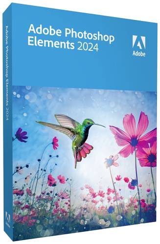 Adobe Photoshop Elements 2024 Vollversion, 1 Lizenz Windows, Mac Bildbearbeitung von Adobe