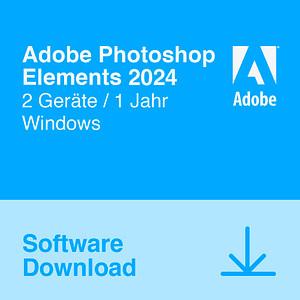 Adobe Photoshop Elements 2024 für Windows Software Vollversion (Download-Link) von Adobe