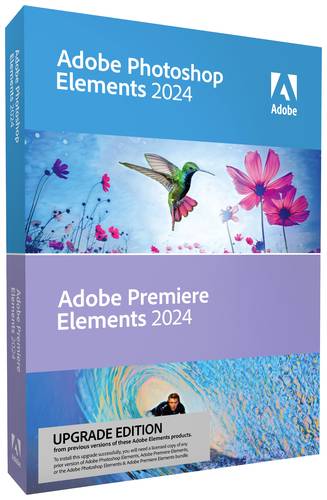 Adobe Photoshop Elements 2024 & Premiere Elements 2024 Upgrade, 1 Lizenz Windows, Mac Bildbearbeitun von Adobe