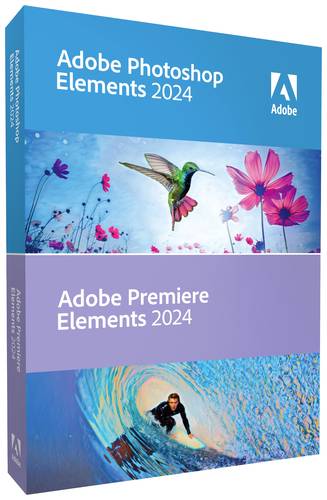 Adobe Photoshop Elements 2024 & Premiere Elements 2024 Vollversion, 1 Lizenz Windows, Mac Bildbearbe von Adobe