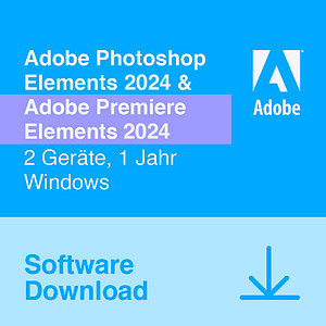 Adobe Photoshop Elements und Premiere Elements 2024 für Window Software Vollversion (Download-Link) von Adobe