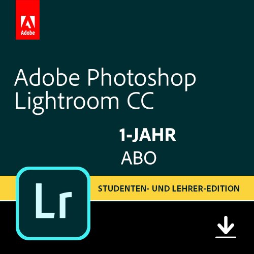 Adobe Photoshop Lightroom CC | Student & Teacher | 1 Jahr | PC/Mac | Download von Adobe