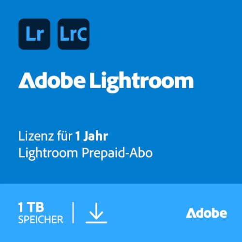 Adobe Photoshop Lightroom Including 1TB Cloud Memory-Attach | Aktivierungscode per Email von Adobe