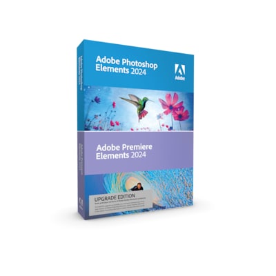 Adobe Photoshop & Premiere Elements 2024 | Upgrade | Box & Produktschlüssel von Adobe