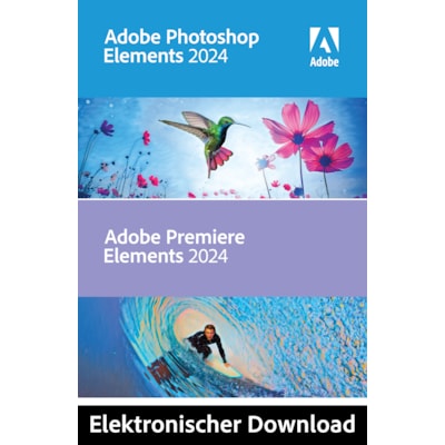 Adobe Photoshop & Premiere Elements 2024 | Windows | Download & Produktschlüssel von Adobe