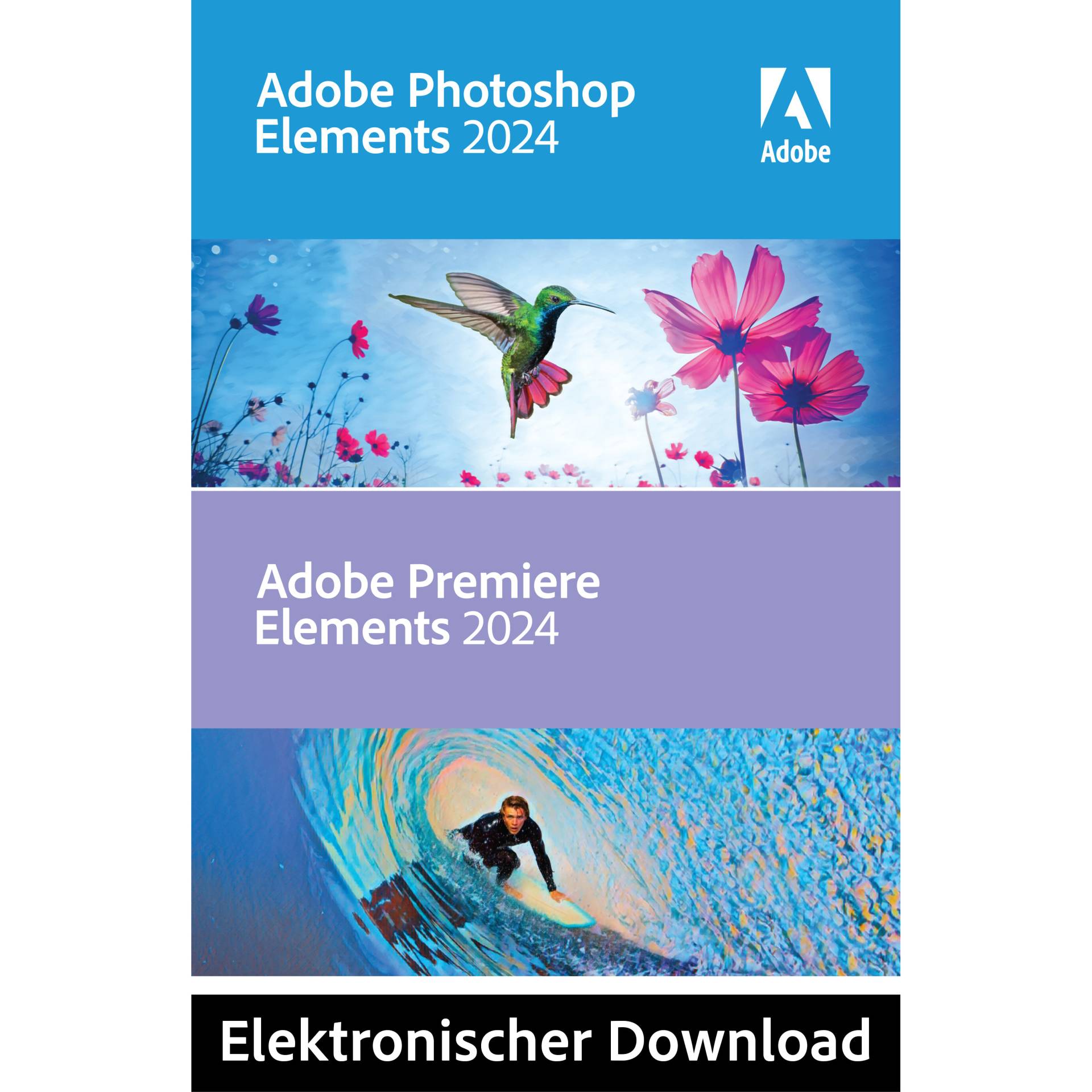 Adobe Photoshop & Premiere Elements 2024 | unbefristet | Mac von Adobe