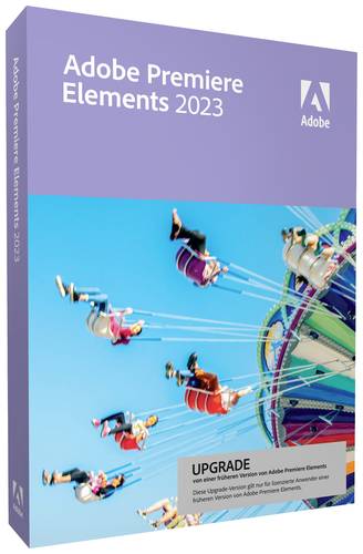 Adobe Premiere Elements 2023 Jahreslizenz, 1 Lizenz Windows, Mac Bildbearbeitung von Adobe