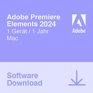 Adobe Premiere Elements 2024 Mac Software Vollversion (Download-Link) von Adobe