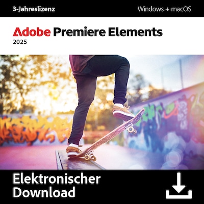 Adobe Premiere Elements 2025 3 Jahre Download Adobe Premiere Elements 2025 3 Jahre Download von Adobe