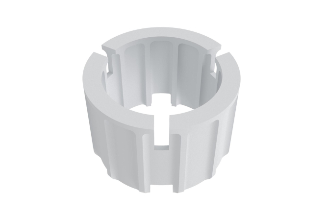 SCHUCH Reduzierstück RZ 1 grau 900440001 für Mastzopf 60mm ( Pilzleuchte) von Adolf Schuch GmbH
