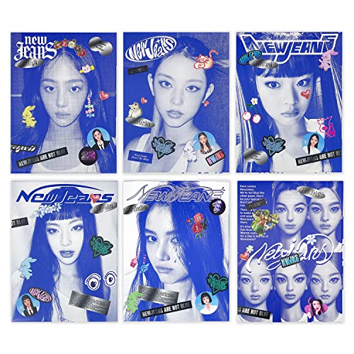 NewJeans - 1st EP [New Jeans] (Blubook Ver - Random) Log Book + Pin-Up Book + Phoning Manual Book + CD + ID Card + Sticker Pack + Photocards + Mini Poster + 3 Extra Photocards von Ador Ent.