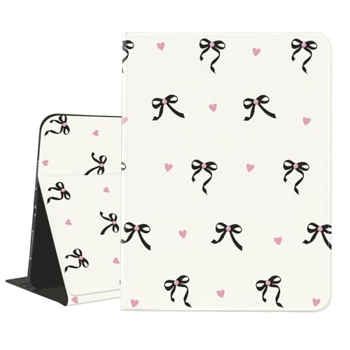 AdorableWhimsy Schutzhülle für iPad 10. Generation 2022 11 Zoll / iPad (A16) 11. Generation 2025, 27,9 cm (11 Zoll), mit Stifthalter, Folio-Lederhülle, mehrere Winkel, Standfunktion, Weiß von AdorableWhimsy