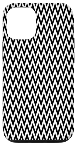 Klassisches, schwarz-weißes Chevron-Muster Hülle für iPhone 12/12 Pro Klassisches, schwarz-weißes Chevron-Muster Hülle für iPhone 12/12 Pro von Adore Cute Designs