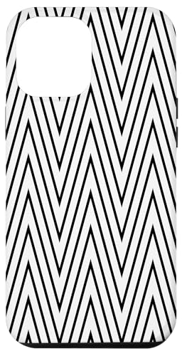 Klassisches, schwarz-weißes Chevron-Muster Hülle für iPhone 12 Pro Max Klassisches, schwarz-weißes Chevron-Muster Hülle für iPhone 12 Pro Max von Adore Cute Designs