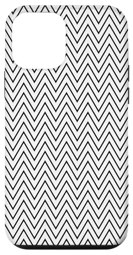 Klassisches, schwarz-weißes Chevron-Muster Hülle für iPhone 12 mini Klassisches, schwarz-weißes Chevron-Muster Hülle für iPhone 12 mini von Adore Cute Designs