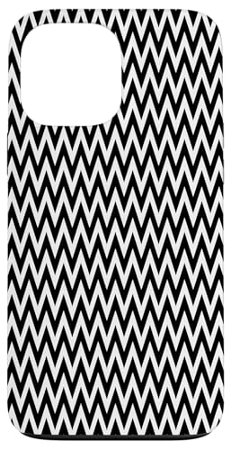 Klassisches, schwarz-weißes Chevron-Muster Hülle für iPhone 13 Pro Max Klassisches, schwarz-weißes Chevron-Muster Hülle für iPhone 13 Pro Max von Adore Cute Designs