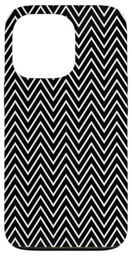Klassisches, schwarz-weißes Chevron-Muster Hülle für iPhone 13 Pro Klassisches, schwarz-weißes Chevron-Muster Hülle für iPhone 13 Pro von Adore Cute Designs
