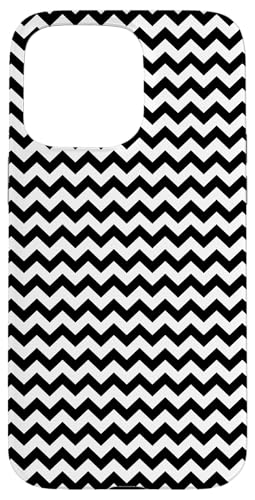 Klassisches, schwarz-weißes Chevron-Muster Hülle für iPhone 15 Pro Max Klassisches, schwarz-weißes Chevron-Muster Hülle für iPhone 15 Pro Max von Adore Cute Designs