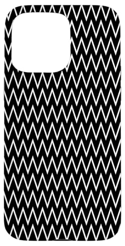 Klassisches, schwarz-weißes Chevron-Muster Hülle für iPhone 15 Pro Max Klassisches, schwarz-weißes Chevron-Muster Hülle für iPhone 15 Pro Max von Adore Cute Designs