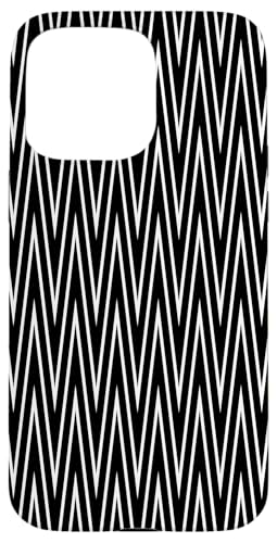 Klassisches, schwarz-weißes Chevron-Muster Hülle für iPhone 15 Pro Max Klassisches, schwarz-weißes Chevron-Muster Hülle für iPhone 15 Pro Max von Adore Cute Designs
