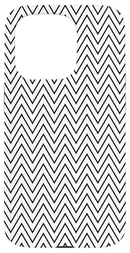Klassisches, schwarz-weißes Chevron-Muster Hülle für iPhone 15 Pro Klassisches, schwarz-weißes Chevron-Muster Hülle für iPhone 15 Pro von Adore Cute Designs