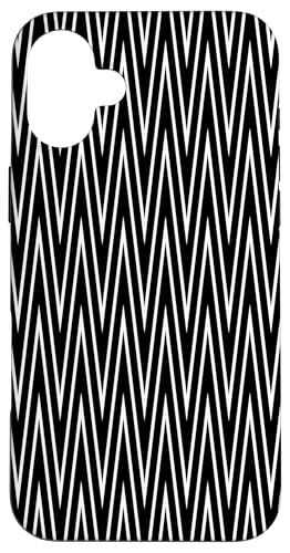 Klassisches, schwarz-weißes Chevron-Muster Hülle für iPhone 16 Plus Klassisches, schwarz-weißes Chevron-Muster Hülle für iPhone 16 Plus von Adore Cute Designs