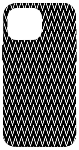 Klassisches, schwarz-weißes Chevron-Muster Hülle für iPhone 16 Pro Max Klassisches, schwarz-weißes Chevron-Muster Hülle für iPhone 16 Pro Max von Adore Cute Designs