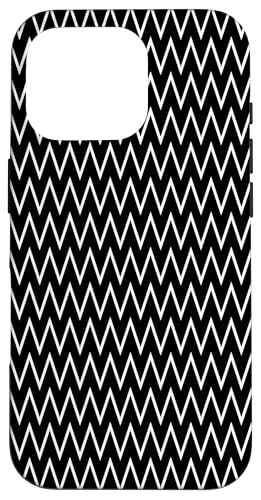 Klassisches, schwarz-weißes Chevron-Muster Hülle für iPhone 16 Pro Klassisches, schwarz-weißes Chevron-Muster Hülle für iPhone 16 Pro von Adore Cute Designs
