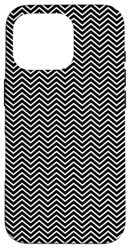 Klassisches, schwarz-weißes Chevron-Muster Hülle für iPhone 16 Pro Klassisches, schwarz-weißes Chevron-Muster Hülle für iPhone 16 Pro von Adore Cute Designs